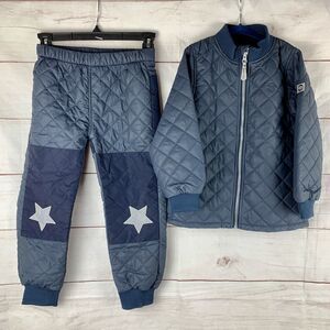 Mikk-Line Kids Snow Set Jacket Pants 116cm 4T 5T Winter Thermo Windproof Sport